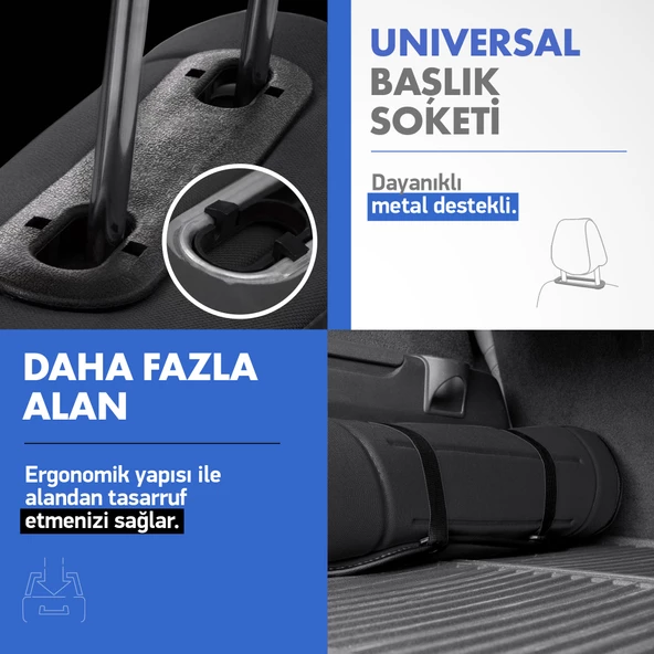 Otom Active Line Serisi Koruyucu Oto Koltuk Minderi Siyah - 6