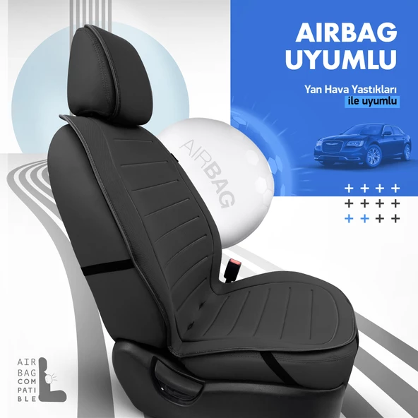 Otom Active Line Serisi Koruyucu Oto Koltuk Minderi  Siyah - 2