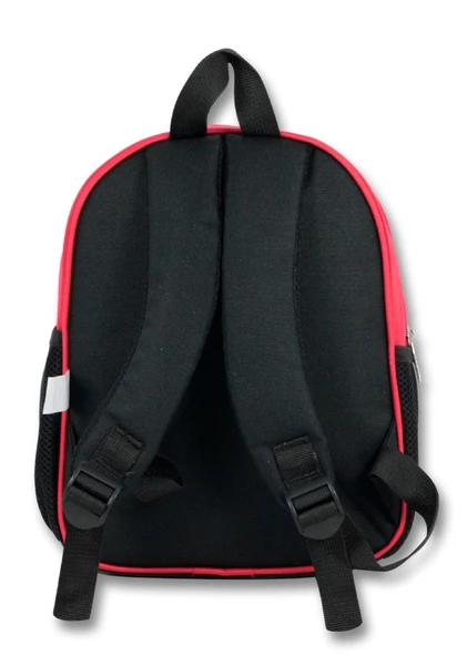 Cennec Siyah Kırmızı Robot Erkek Çocuk Anaokulu Okul Sırt Çantası - Resim 3
