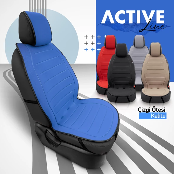 Otom Active Line Serisi Koruyucu Oto Koltuk Minderi  Mavi - 6