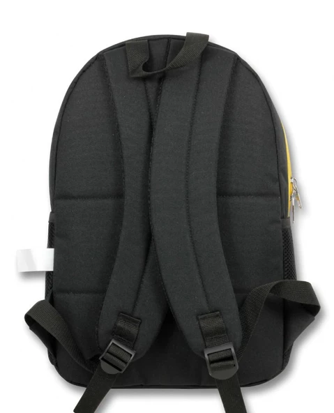 Cennec Şeffaf Bölmeli Sarı Siyah Traktör Erkek Çocuk İlkokul Sırt Çantası - Resim 3