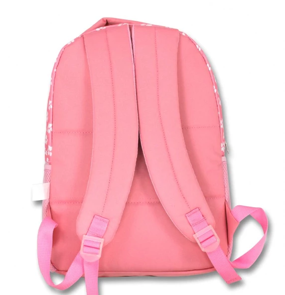 Cennec Pembe Sarı Sevimli Kedi Üç Gözlü İlkokul Okul Sırt Çantası - Kız Çocuk - Resim 3