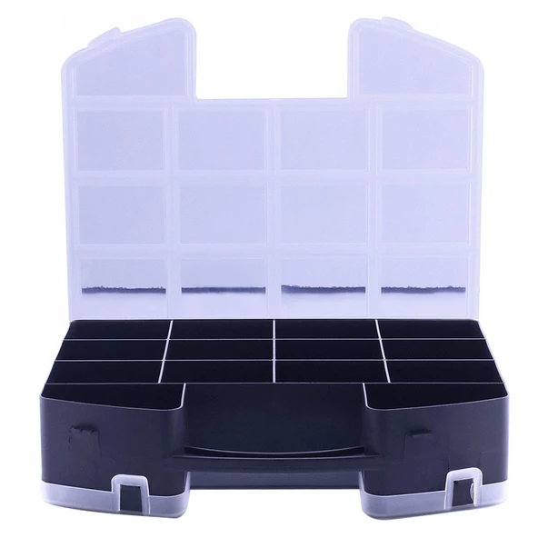 Organizer Kutu Çift Taraflı 24 Bölmeli Küçük Malzeme Alet Takım Çantası - 8