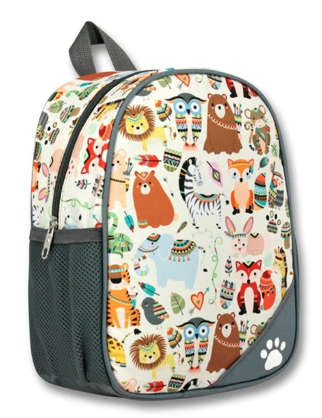 Cennec Gri Hayvanlar Erkek Çocuk Anaokulu Okul Sırt Çantası ürün görseli