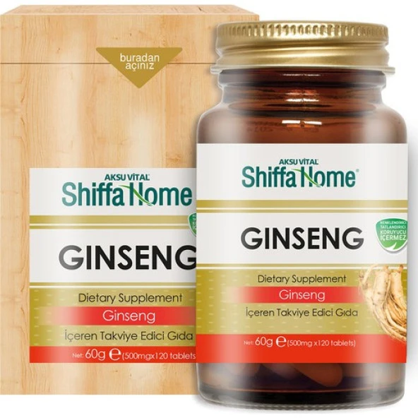 Shiffa Home Kırmızı Ginseng 120 Tablet