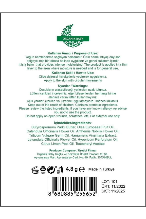 Anlık Yatıştırıcı Magic Stick Doğal Stick Cilt Bakım Balmı - 6