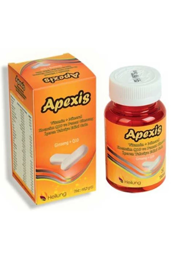 APEXİS Multi Vitamin,mineral,ginseng,q10 30 Tablet