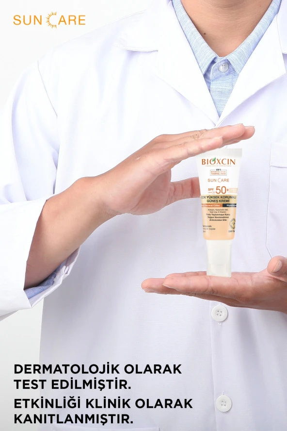 Bioxcin Sun Care Çok Yüksek Korumalı Kuru Normal Ciltler Için Renkli Güneş Kremi Spf 50 50ml Tinted - 7