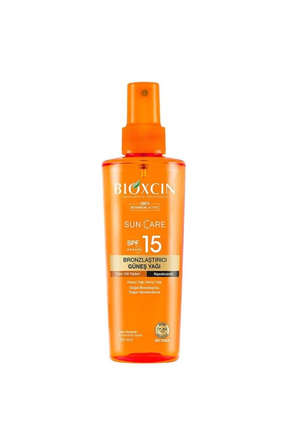 Bioxcin Sun Care Bronzlaştırıcı Yağ Spf15 200 Ml