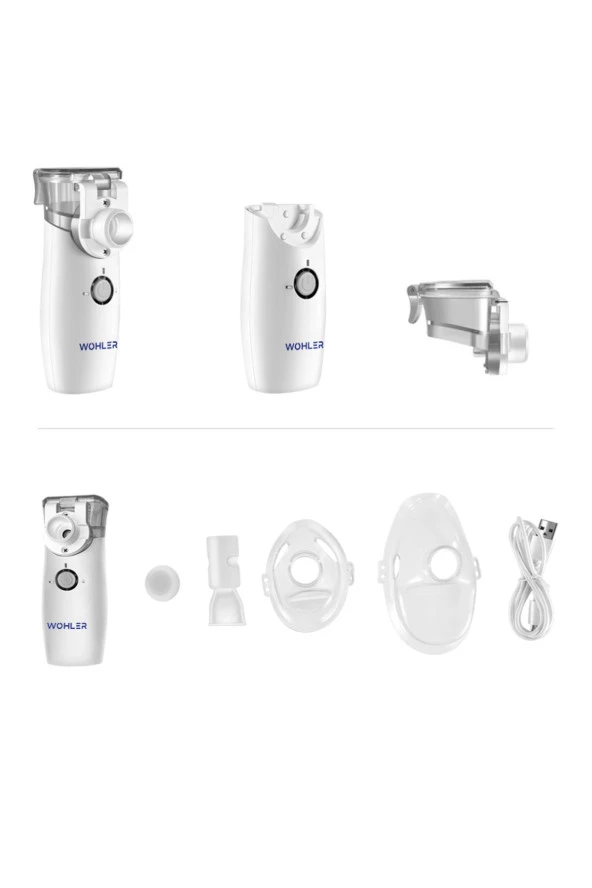 Wohler Taşınabilir Mesh Nebulizatör Şarjlı Sessiz Çantalı - 3