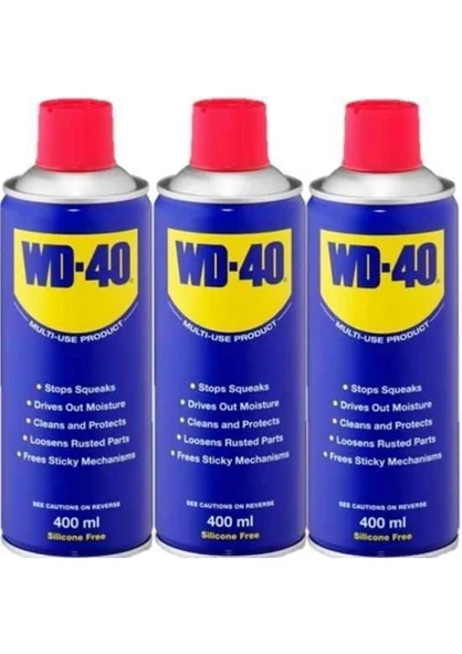 WD-40 Yağlayıcı ve Pas Sökücü 400 ml (3'LÜ SET) ürün görseli 1