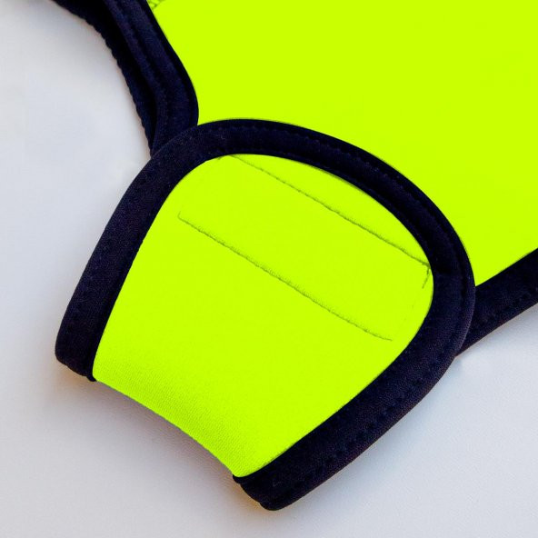 Owli Swimwarm Üşütmeyen Bebek Mayosu Neon Sarı - Siyah - 5