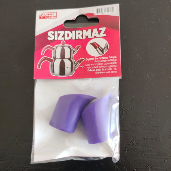 Çaydanlık Sızdırma Önleyici Sızdırmaz 10 Adet Karışık Renk - 2