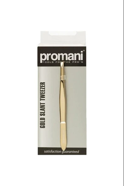 Promani Altın Eğik Uçlu Cımbız PR-923 - 2