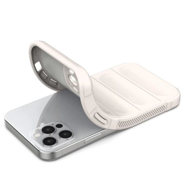 iPhone 12 Pro Max Kılıf Optimum Lens Çerçeveli Silikon Kapak - 5