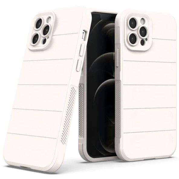 iPhone 12 Pro Max Kılıf Optimum Lens Çerçeveli Silikon Kapak - 3