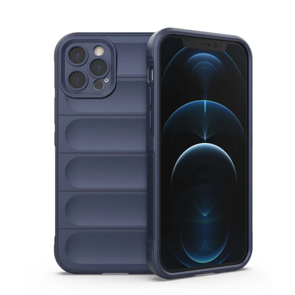 iPhone 12 Pro Kılıf Optimum Lens Çerçeveli Silikon Kapak - 11