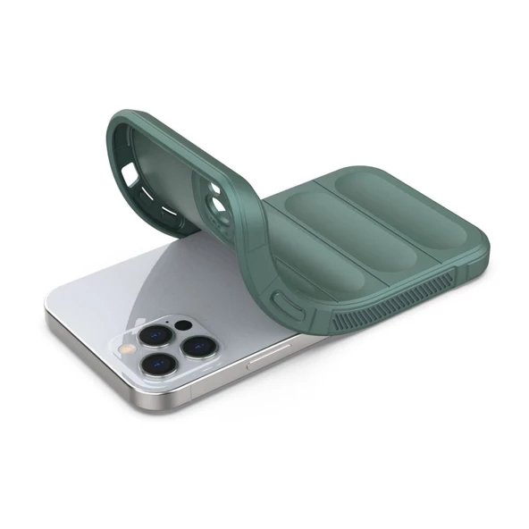 iPhone 12 Pro Kılıf Optimum Lens Çerçeveli Silikon Kapak - 9