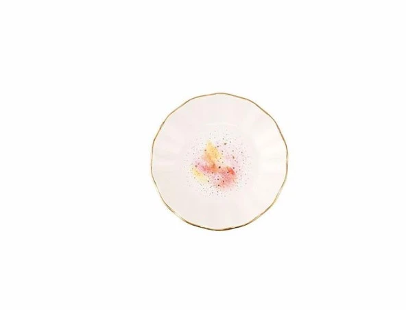 Porland Cosmos Serisi 6Lı 11cm Çay Tabağı Takımı Karma Desen - 5
