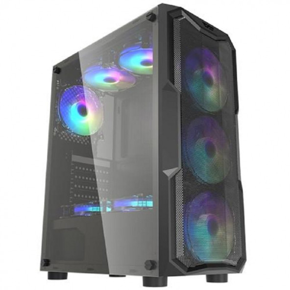 Dark Flash Darkflash Aquarius-mesh 650w 80+rgb Mid Tower Kasa - 1