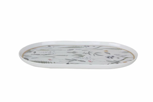 Porland Botanical Serisi 32cm Kayık Tabak Oval - 2