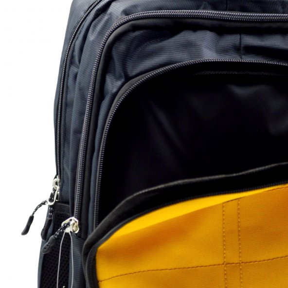 Sentor 3 Bölmeli Okul Sırt Çantası Sarı (50006) - Resim 4