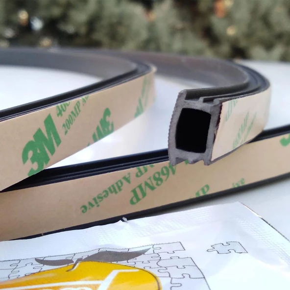 Contacall Tavan Oluk Lastiği 3 Metre Siyah Kendinden Yapışkanlı Opel insignia  A kasa uyumlu - 12