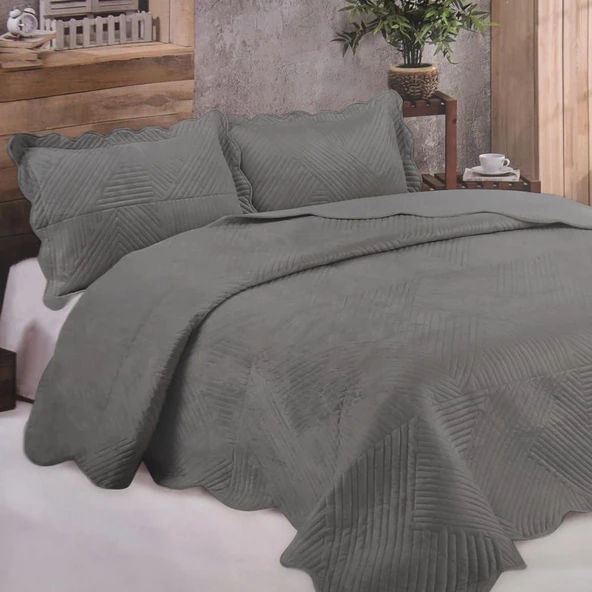 Kristal Tek Kişilik Microplush Yatak Örtüsü - 8