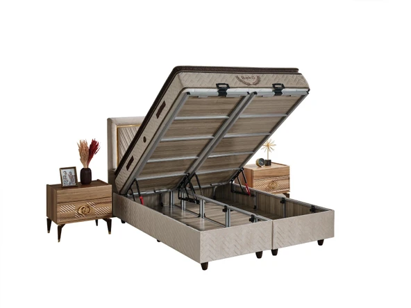 Aydınev 150 X 200 BAKÜ BAZA YATAK BAŞLIK SETİ - 4