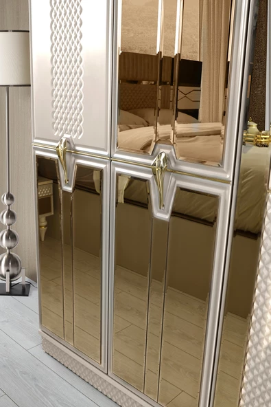 Aydınev MARSİLYA MDF 6 KAPILI DOLAP - Resim 3