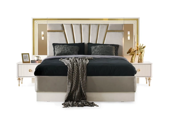 Aydınev ASKAR MDF BAZALI KARYOLA VE BAŞLIK - Resim 2