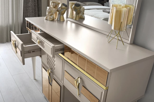 Aydınev MARSİLYA MDF ŞİFONYER VE AYNA - Resim 2