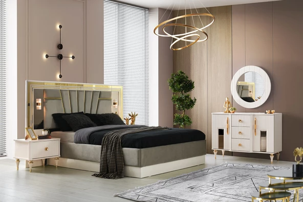 Aydınev ASKAR MDF YATAK ODASI TAKIMI BAZALI - Resim 2