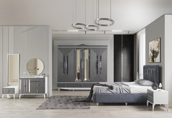 Aydınev AYDIN MDF YATAK ODASI TAKIMI - Resim 6