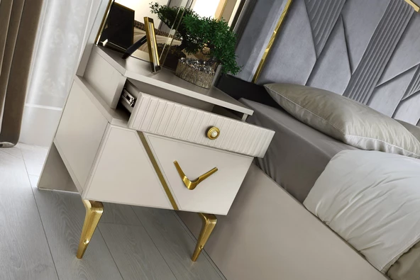 Aydınev KOSOVA MDF BAZALI YATAK ODASI TAKIMI+BENCH - 7