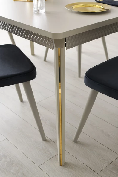 Aydınev MARSİLYA MDF AÇILIR YEMEK MASASI+6 SANDALYE - 3