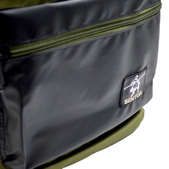 Sentor 2 Bölmeli Okul Sırt Çantası Haki (50010) - Resim 4