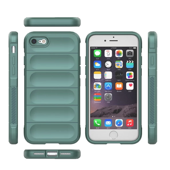 iPhone 7 / 8 Kılıf Optimum Lens Çerçeveli Silikon Kapak - 8