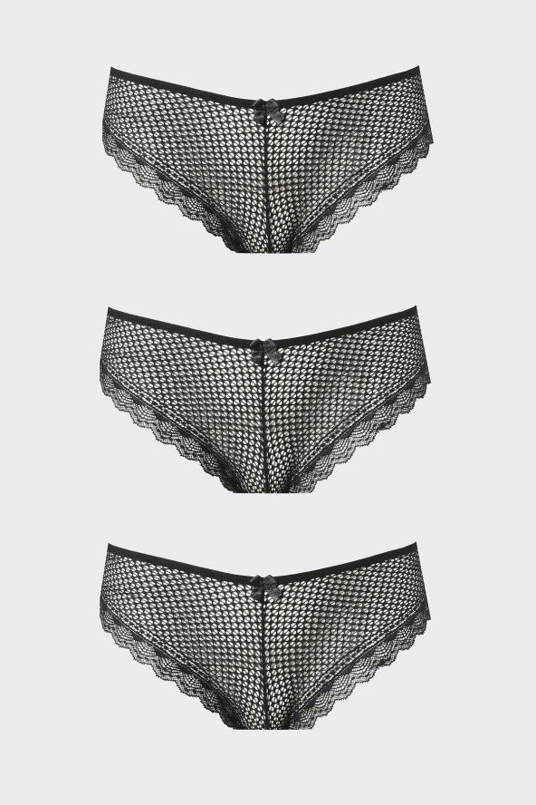 Siyah 3lü Külot ürün görseli 1