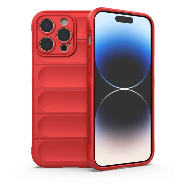 iPhone 13 Pro Kılıf Optimum Lens Çerçeveli Silikon Kapak - 11