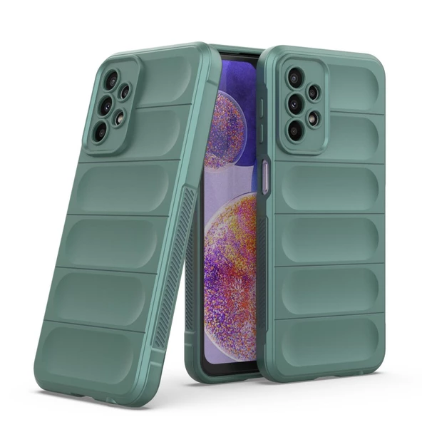 Samsung Galaxy A23 Kılıf Optimum Lens Çerçeveli Silikon Kapak - 11