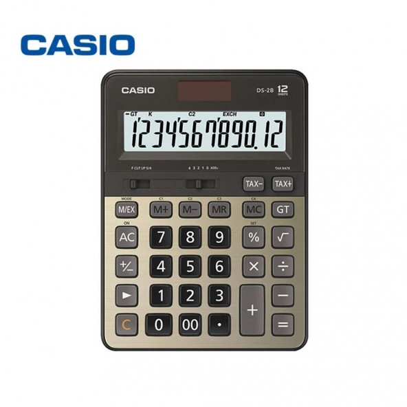 Casio DS-2B Gold Series Masaüstü Hesap Makinası