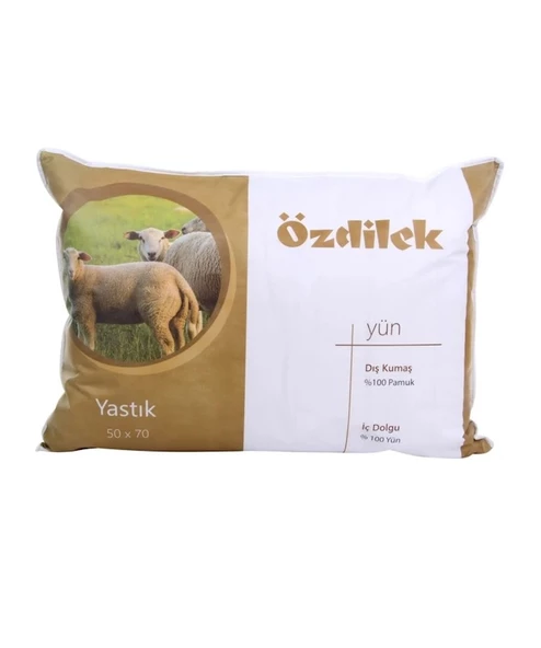 Özdilek Doğal %100 Yün Yastık (50x70)