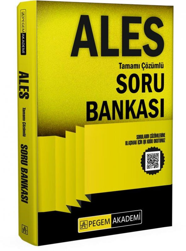 2024 Ales Soru Bankası Pegem Yayınları