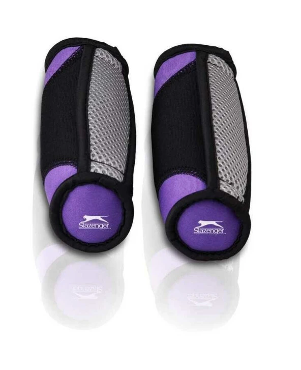 Slazenger Tutacaklı Neopren Dambıl (1 kg + 1 kg) - 2