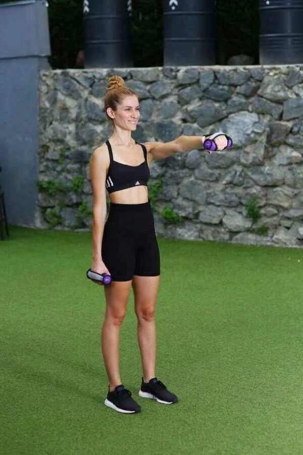 Slazenger Tutacaklı Neopren Dambıl (1 kg + 1 kg) - 6