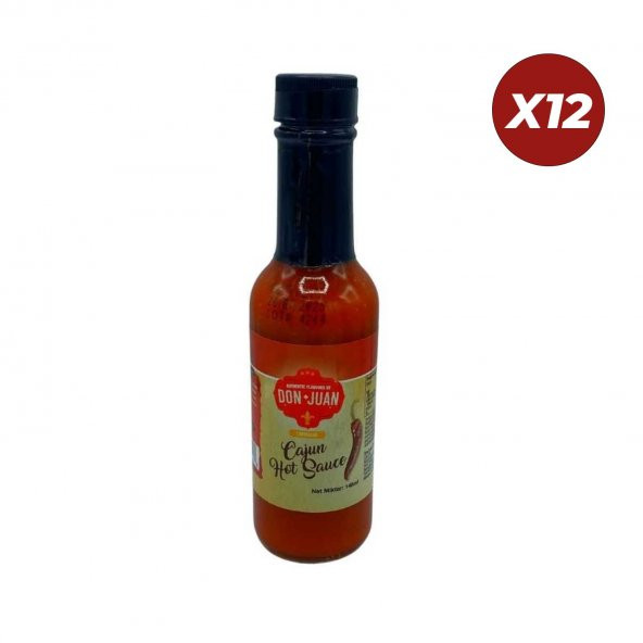 Don Juan Louisiana Hot Sauce Acı Biber Sosu 148 Ml 12 Adet