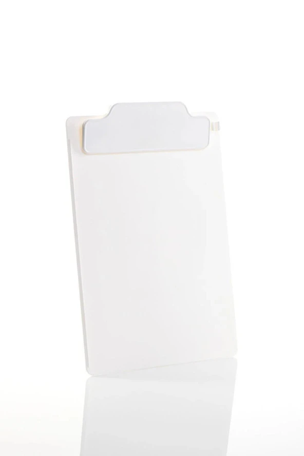 Ops Sekteterlik Cetvelli ve Kalem Tutacaklı Beyaz Plastik Sekreterlik