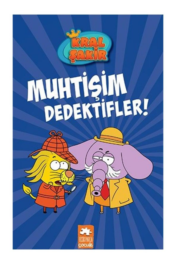 Kral Şakir 9 Muhtişim Dedektifler 203 Sayfa 1 Adet Transparan Kitap Ayraç 2 Paket Şakir,Remzi,Fil Necati Hikaye Kitabı - 2