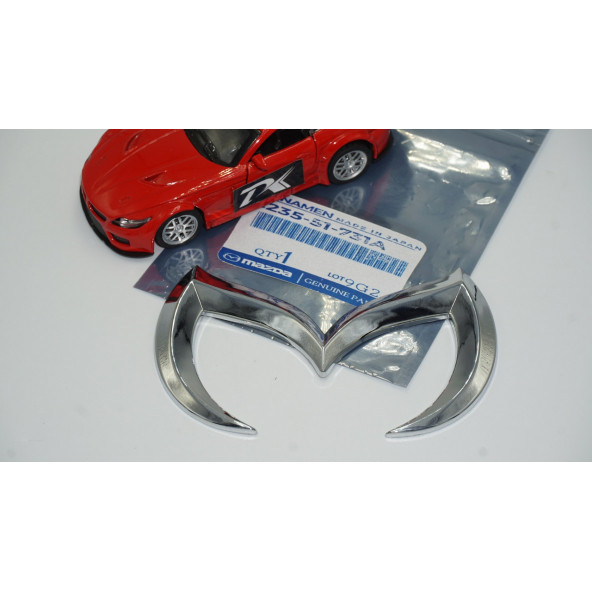 Mazda Batman 2 3 5 6 CX Miata Krom Metal 3M 3D Bagaj Logo - Resim 6